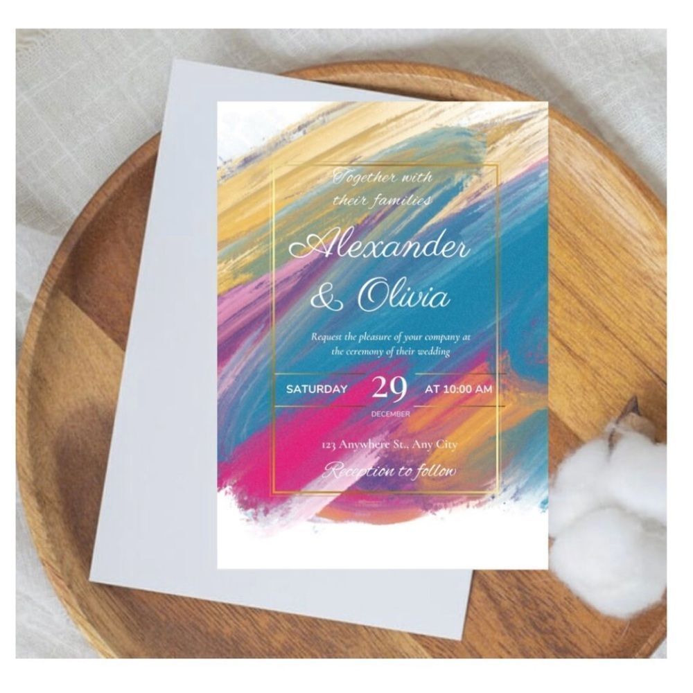25 Personalized Wedding Invitations Birthday Party Invitations